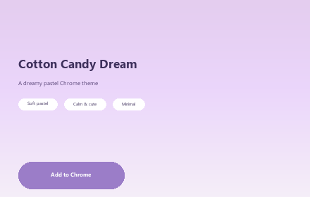 Cotton Candy Dream Theme