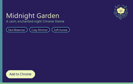Midnight Garden Theme
