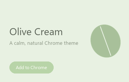 Olive Cream Theme