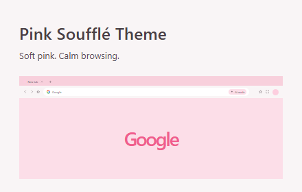 Pink Soufflé Theme