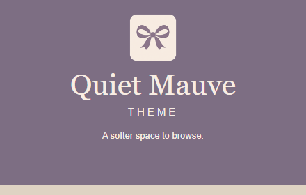 Quiet Mauve Theme