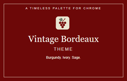 Vintage Bordeaux Theme
