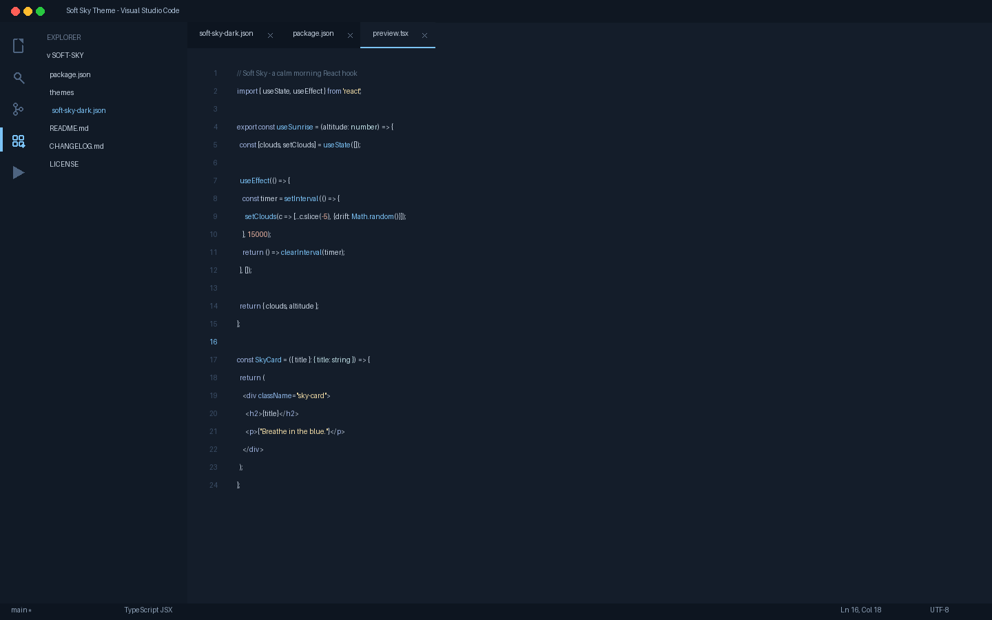 Soft Sky Theme